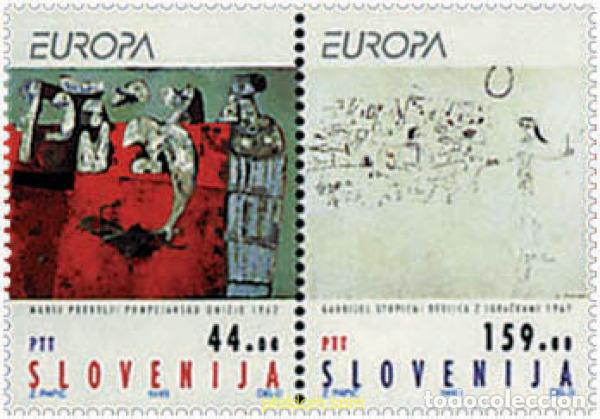 Briefmarken: 5618 MNH ESLOVENIA 1993 EUROPA CEPT. ARTE CONTEMPORANEO