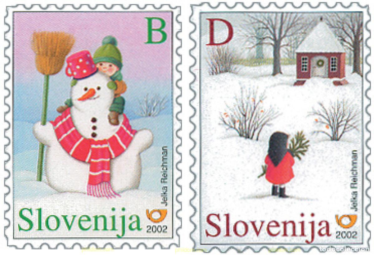 Selos: 113875 MNH ESLOVENIA 2002 NAVIDAD