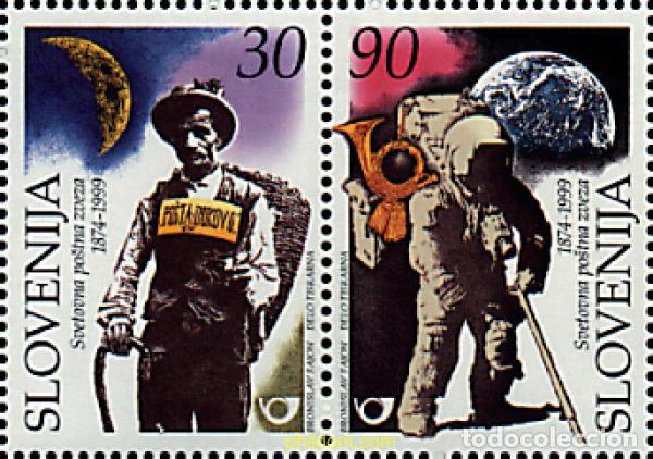 Sellos: 6158 MNH ESLOVENIA 1999 125 ANIVERSARIO DE LA UPU