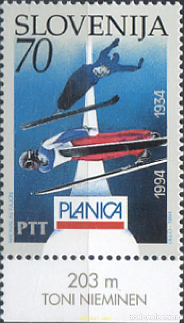 Sellos: 310273 MNH ESLOVENIA 1994 60 ANIVERSARIO DE LOS CAMPEONATOS DEL MUNDO DE ESQ