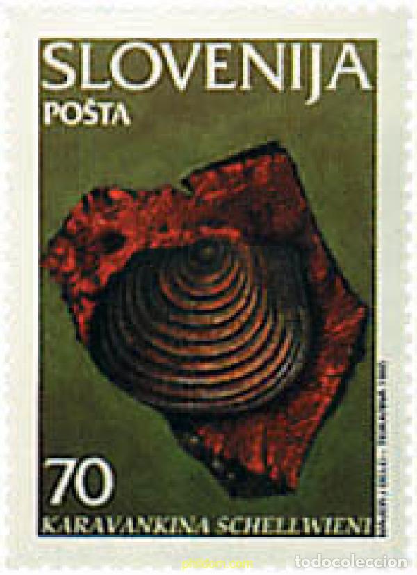 Francobolli: 86802 MNH ESLOVENIA 1995 CONCHAS FOSILES