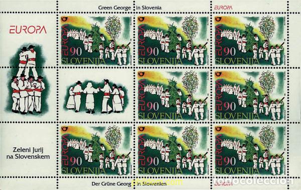 Briefmarken: 9152 MNH ESLOVENIA 1998 EUROPA CEPT. FESTIVALES Y FIESTAS NACIONALES