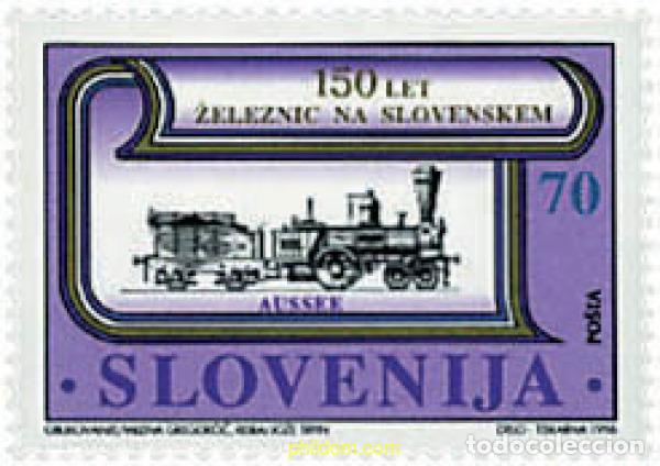 Sellos: 58930 MNH ESLOVENIA 1996 150 ANIVERSARIO DE LOS FERROCARRILES ESLOVENOS