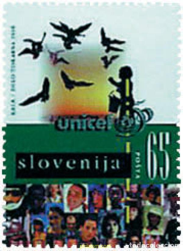 Sellos: 35004 MNH ESLOVENIA 1996 50 ANIVERSARIO DE LA UNICEF