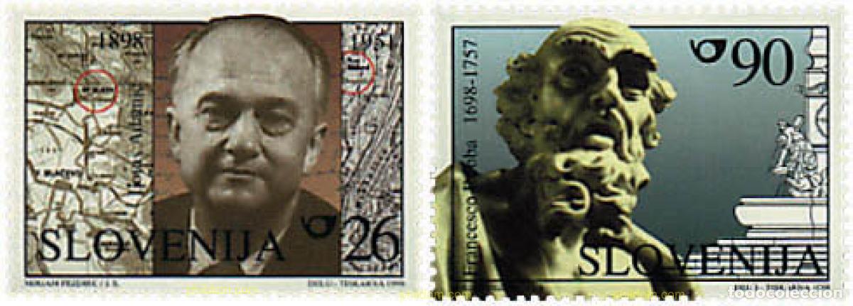 Sellos: 58932 MNH ESLOVENIA 1998 ANIVERSARIOS DE PERSONALIDADES
