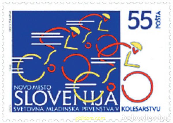 Sellos: 86804 MNH ESLOVENIA 1996 CAMPEONATO DEL MUNDO DE CICLISMO JUVENIL