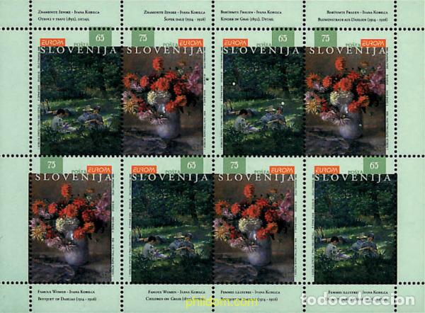 Stamps: 7635 MNH ESLOVENIA 1996 EUROPA CEPT. MUJERES CELEBRES