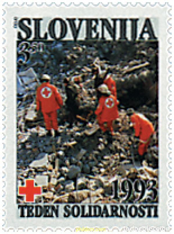 Sellos: 209040 MNH ESLOVENIA 1993 CRUZ ROJA. SEMANA DE LA SOLIDARIDAD