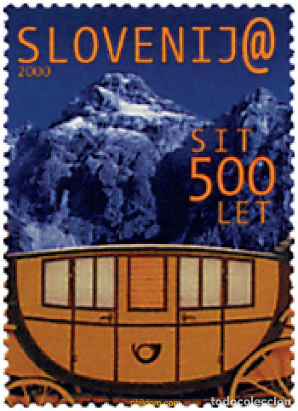 Sellos: 52119 MNH ESLOVENIA 2000 500 ANIVERSARIO DEL SERVICIO POSTAL ESLOVENO