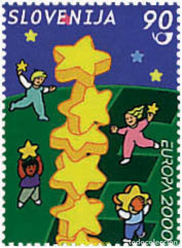 Sellos: 77147 MNH ESLOVENIA 2000 EUROPA CEPT. CONSTRUCCION EUROPEA