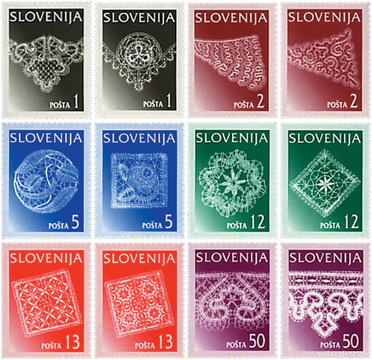 Sellos: 86808 MNH ESLOVENIA 1996 BORDADOS TRADICIONALES