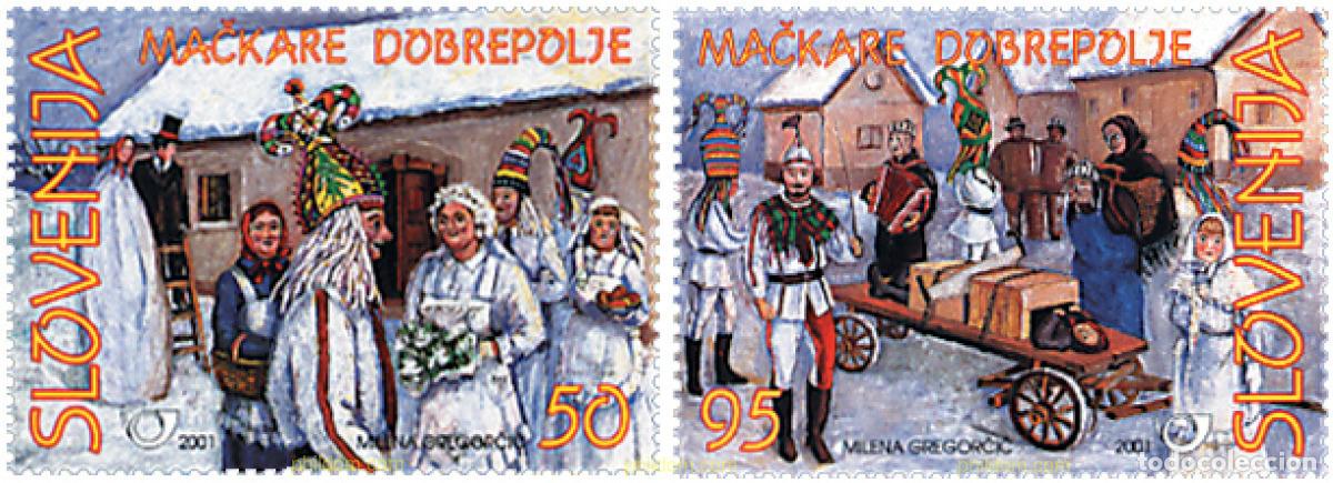 Sellos: 88447 MNH ESLOVENIA 2001 FOLCLORE TRADICIONAL