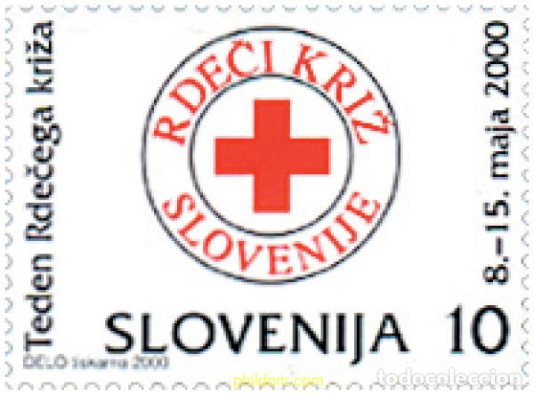 Sellos: 86374 MNH ESLOVENIA 2000 SOLIDARIDAD CON LA CRUZ ROJA