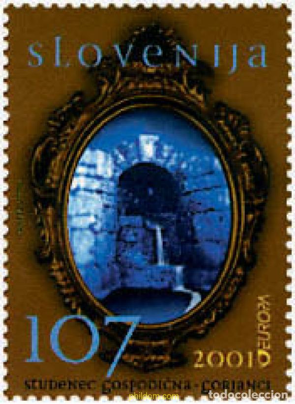 Sellos: 77082 MNH ESLOVENIA 2001 EUROPA CEPT. CONSTRUCCION EUROPEA