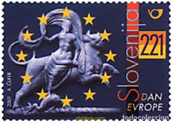 Sellos: 78167 MNH ESLOVENIA 2001 DIA DE EUROPA