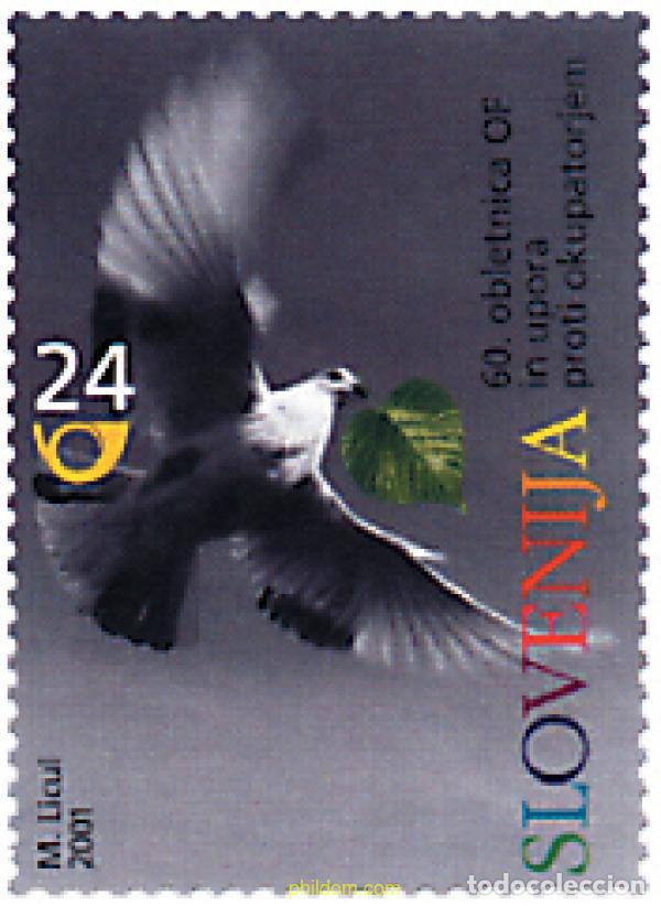 Sellos: 78169 MNH ESLOVENIA 2001 60 ANIVERSARIO DEL LEVANTAMIENTO CONTRA LAS FUERZAS DE OCUPACION