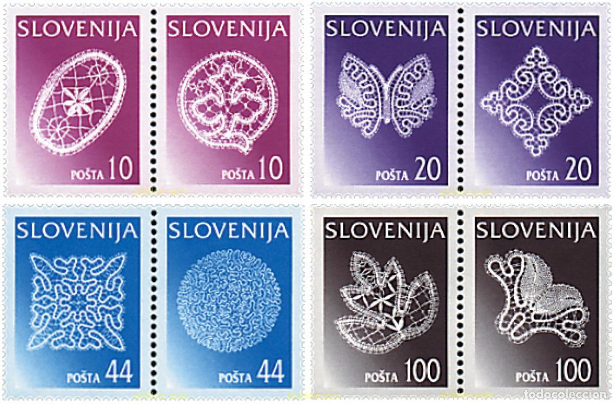 Sellos: 5545 MNH ESLOVENIA 1997 BORDADOS TRADICIONALES
