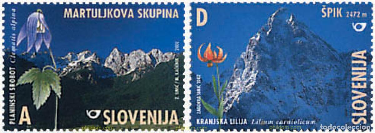Sellos: 91147 MNH ESLOVENIA 2002 A&Ntilde;O INTERNACIONAL DE LAS MONTA&Ntilde;AS