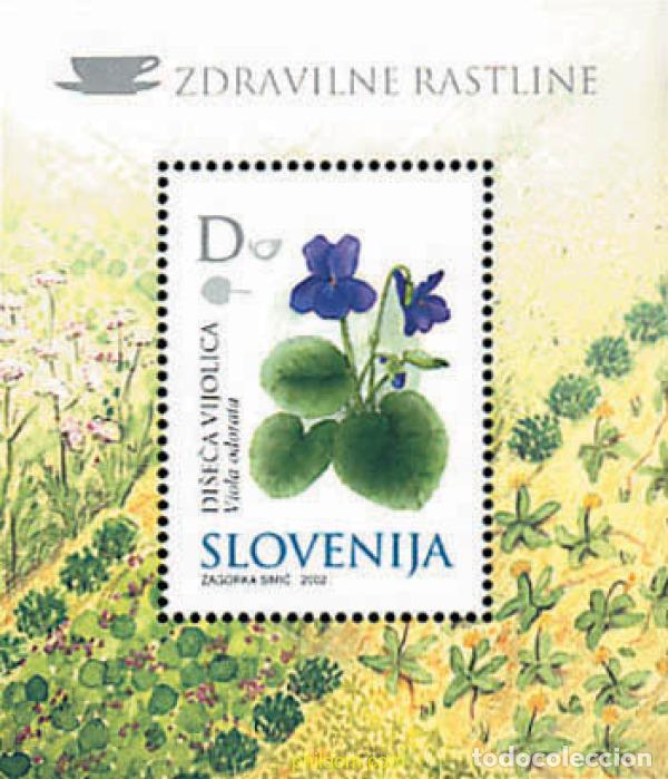 Sellos: 97829 MNH ESLOVENIA 2002 PLANTAS MEDICINALES