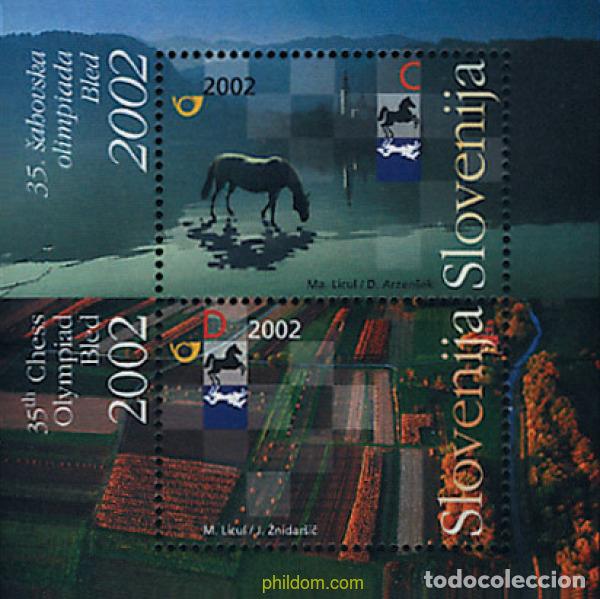Sellos: 97830 MNH ESLOVENIA 2002 35 OLIMPIADA DE AJEDREZ