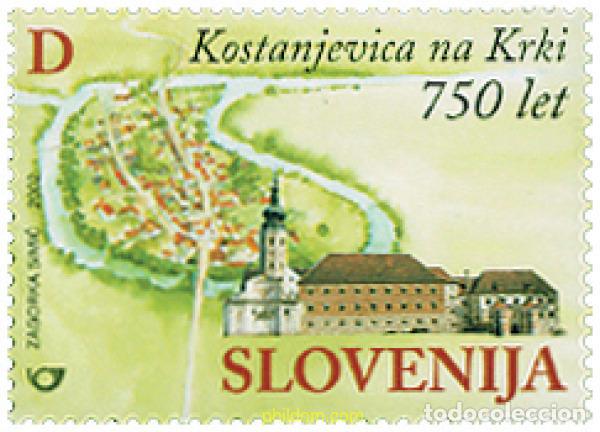 Sellos: 98445 MNH ESLOVENIA 2002 750 ANIVERSARIO DE LA CIUDAD DE KOSTANJEVICA