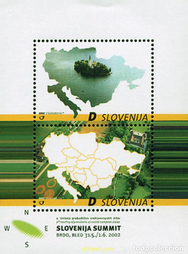 Sellos: 98940 MNH ESLOVENIA 2002 3 ENCUENTRO DE LOS PRESIDENTES DE LA EUROPA CENTRAL