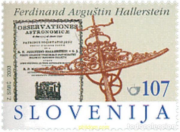 Francobolli: 115915 MNH ESLOVENIA 2003 300 ANIVERSARIO DEL NACIMIENTO DE FERDINAND AUGUSTIN HALLER