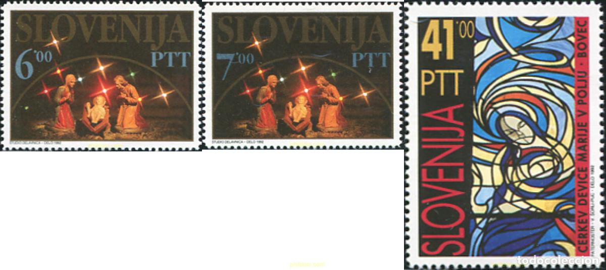 Sellos: 117599 MNH ESLOVENIA 1992 NAVIDAD