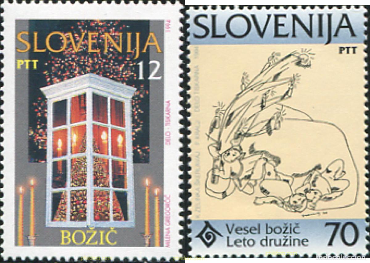 Timbres: 117807 MNH ESLOVENIA 1994 NAVIDAD. A&Ntilde;O INTERNACIONAL DE LA FAMILIA