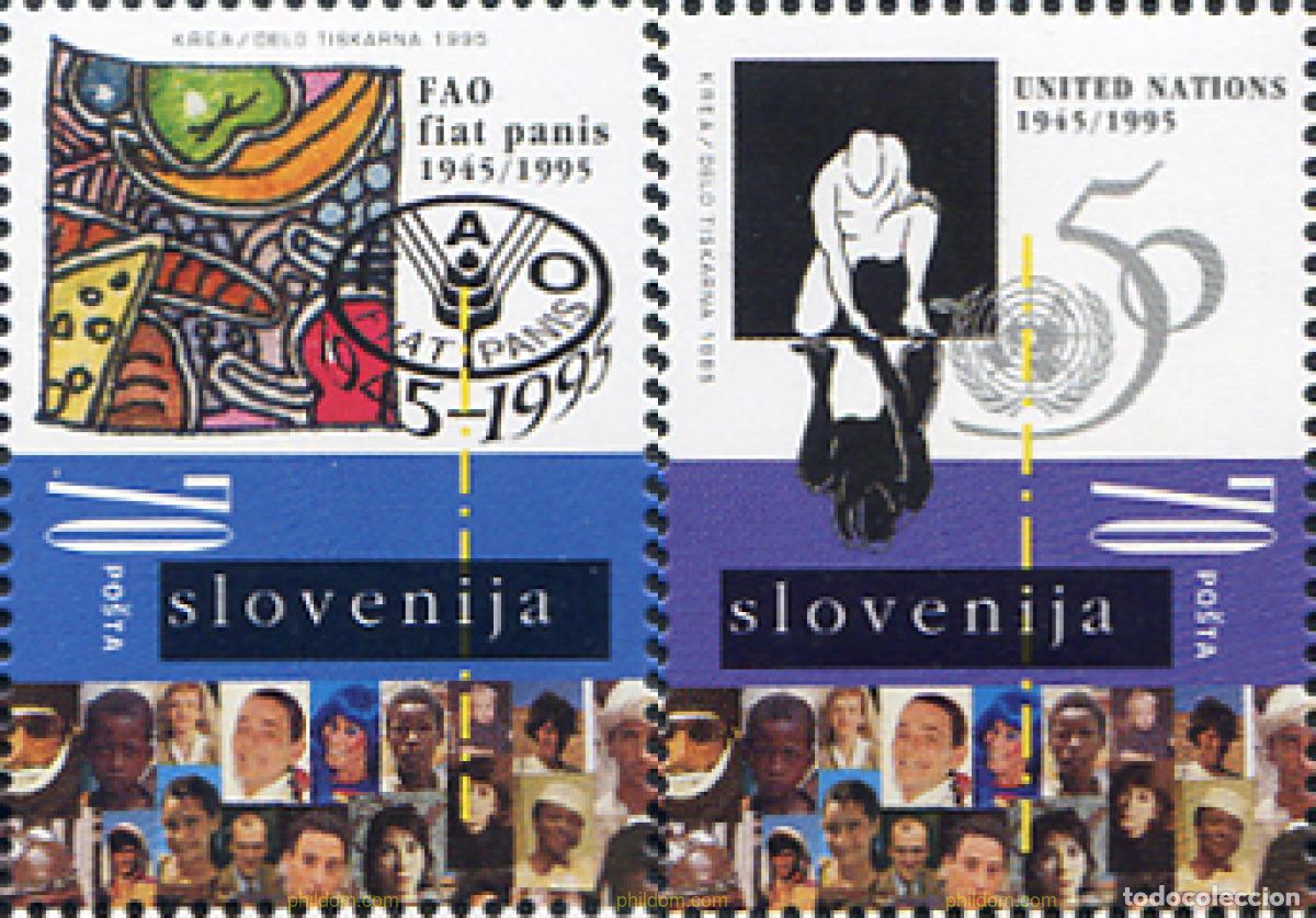 Timbres: 117835 MNH ESLOVENIA 1995 50 ANIVERSARIO DE LA UNICEF