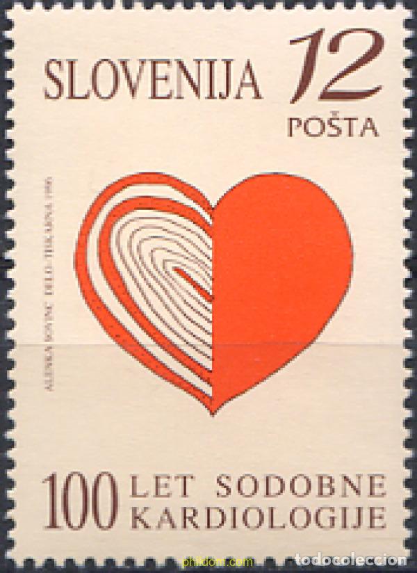 Timbres: 117865 MNH ESLOVENIA 1996 CENTENARIO DE LOS PRIMEROS EXAMENES CARDIOLOGICOS