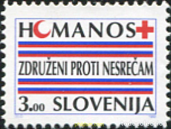 Sellos: 118121 MNH ESLOVENIA 1992 CRUZ ROJA