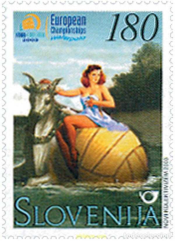 Sellos: 125904 MNH ESLOVENIA 2003 CAMPEONATOS DEL MUNDO DE WATERPOLO