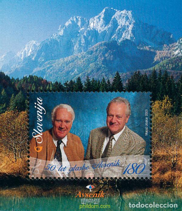 Sellos: 125902 MNH ESLOVENIA 2003 50 ANIVERSARIO DE LOS HERMANOS AVSENIK