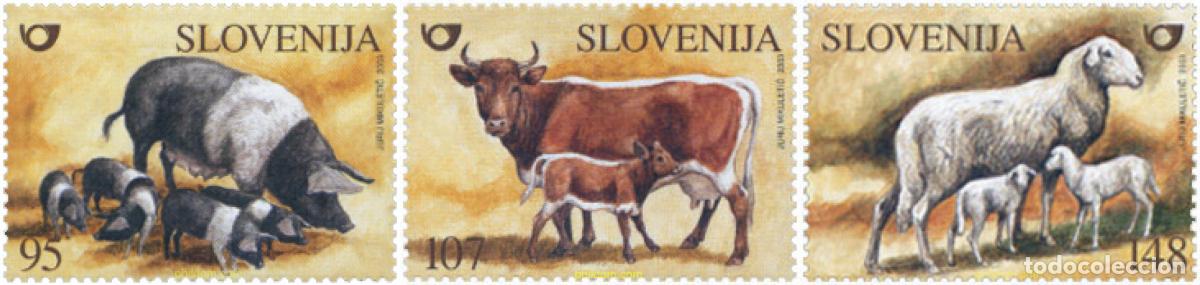 Sellos: 136475 MNH ESLOVENIA 2003 FAUNA DOMESTICA