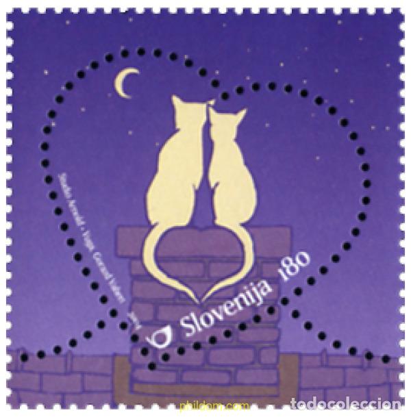 Sellos: 143625 MNH ESLOVENIA 2004 SELLOS CON MENSAJE