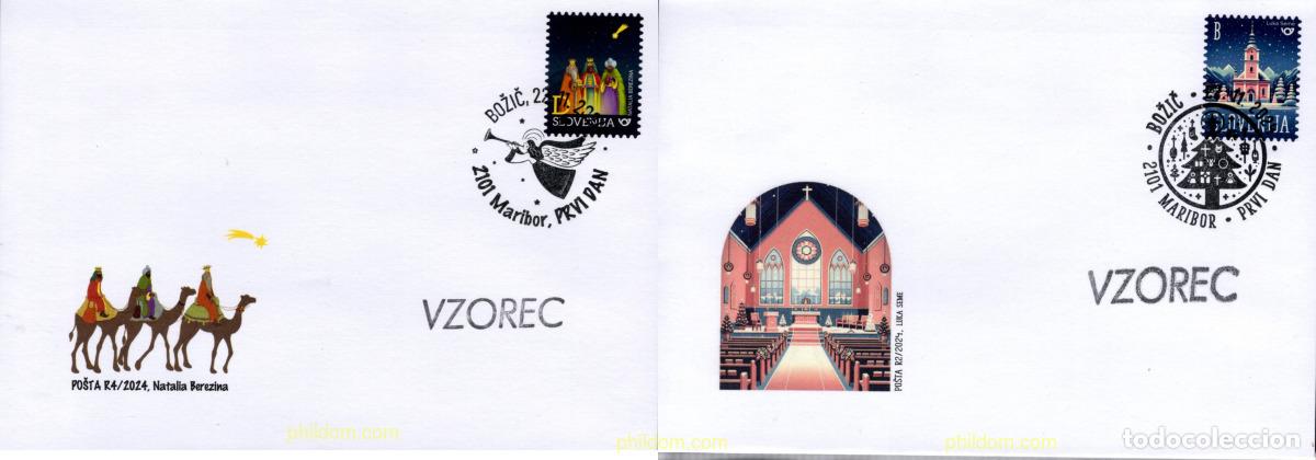 Sellos: 763986 MNH ESLOVENIA 2024 NAVIDAD