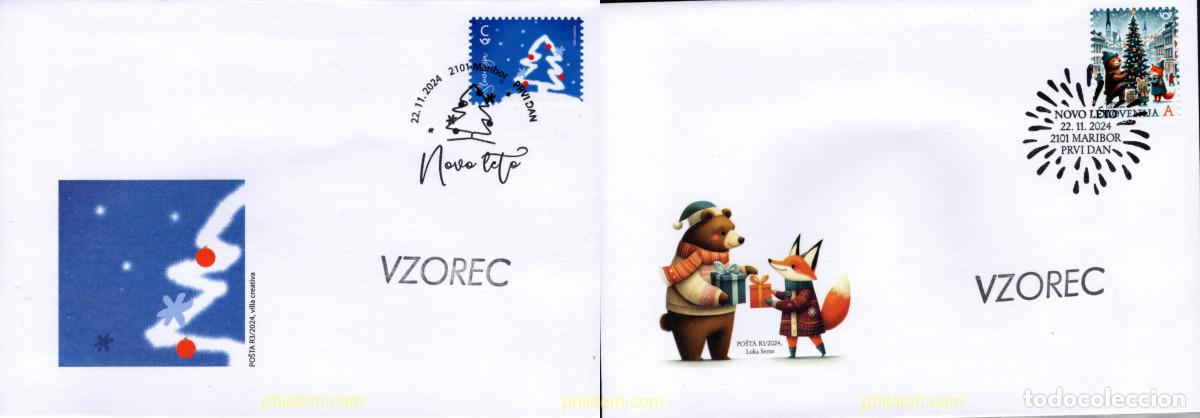 Sellos: 763980 MNH ESLOVENIA 2024 A&Ntilde;O NUEVO