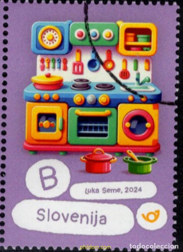 Sellos: 764008 MNH ESLOVENIA 2024 JUGUETES PARA NI&ntilde;OS