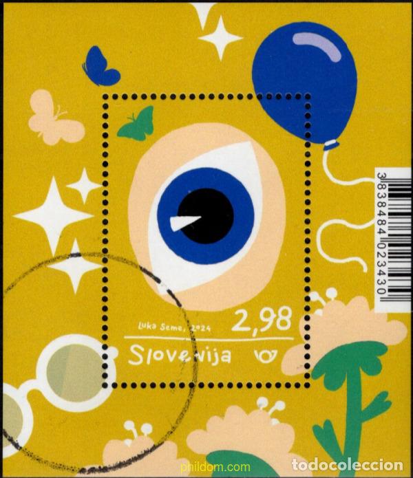 Sellos: 764013 MNH ESLOVENIA 2024 SENTIDOS HUMANOS