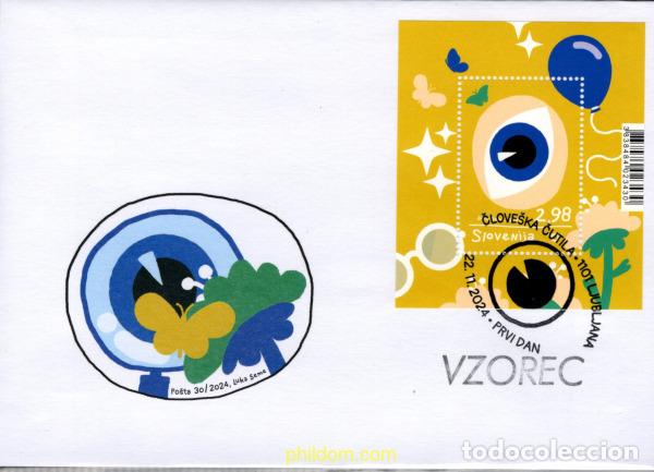 Sellos: 764014 MNH ESLOVENIA 2024 SENTIDOS HUMANOS