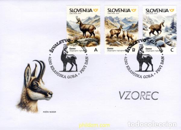 Sellos: 764196 MNH ESLOVENIA 2024 FAUNA - REBECO