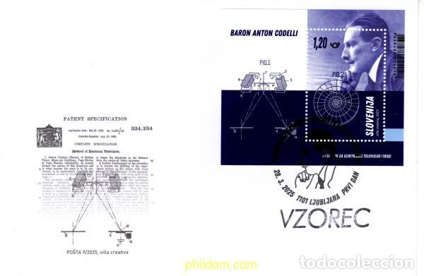 Sellos: 758323 MNH ESLOVENIA 2025 PRIMEROS INVENTORES ESLOVENOS CON PATENTES