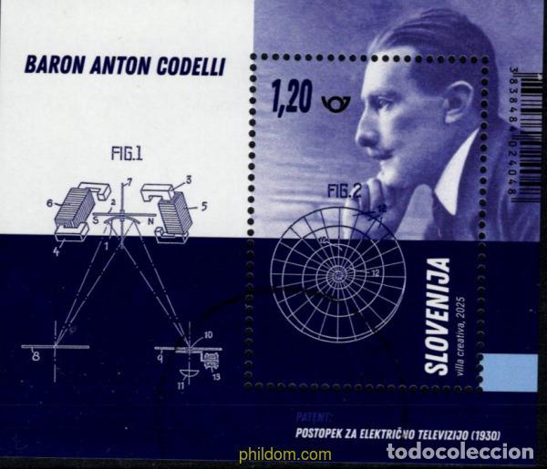 Sellos: 763488 MNH ESLOVENIA 2025 PRIMEROS INVENTORES ESLOVENOS CON PATENTES
