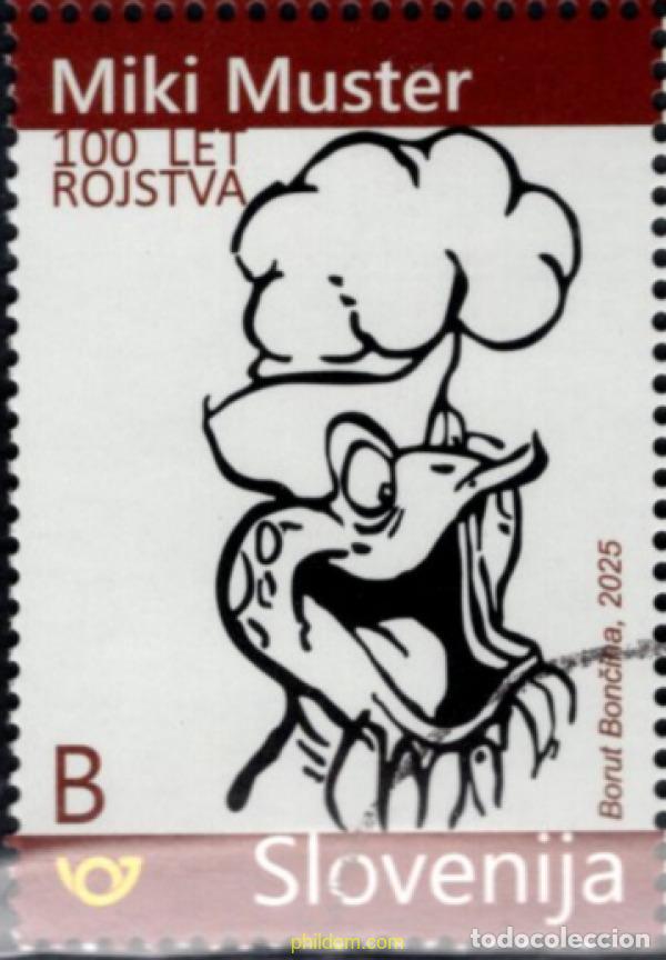 Sellos: 763624 MNH ESLOVENIA 2025 PERSONALIDADES DESTACADAS - MIKI MUSTER