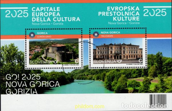 Timbres: 763655 MNH ESLOVENIA 2025 CAPITAL EUROPEA DE LA CULTURA 2025 - NOVA GORICA Y GORIZIA