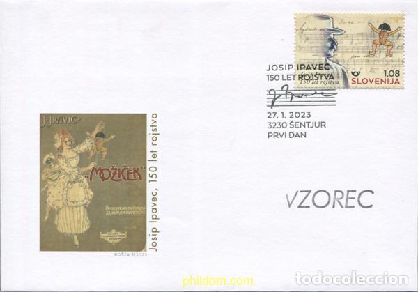 Sellos: 695077 MNH ESLOVENIA 2023 PERSONALIDADES DESTACADAS - JOSIP IPAVEC