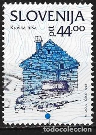 Sellos: Eslovenia 1993 - Mi 42 - YT 40 - Patrimonio cultural : Casa kurstica