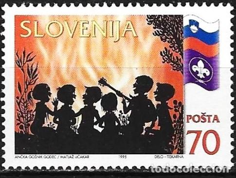 Sellos: Eslovenia 1995 - Mi 120 - YT 114 - Escultismo - MH*