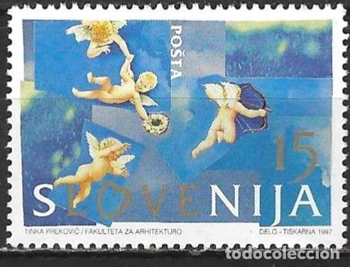 Sellos: Eslovenia 1997 - Mi 176 - YT 167 - Sello de amor - MH*
